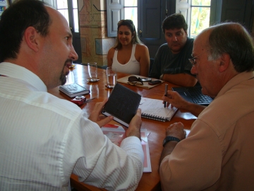 Encontro ocorreu na sala de reunies da Prefeitura