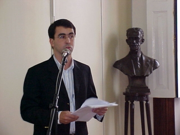 Prefeito em seu discurso na posse dos integrantes do Comit Gestor do Projeto Orla
