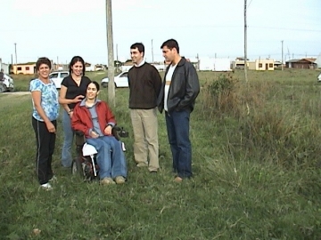 Brenda Graebin e fam�lia, prefeito Janir Branco e vereador Sandro Oliveira