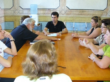 Prefeito Janir Branco em reunio com representantes da APAE do municpio e de POA