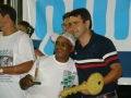 Prefeito F�bio Branco junto com o homenageado - Meio-Kilo - Cr�dito: Ricardo Irigom