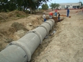 Sistema de drenagem est� sendo implantado - Cr�dito: Val�rio Cabral