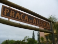 Placa de identifica��o da pra�a no Cassino