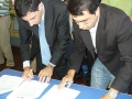 Prefeito Janir Branco e o promotor Dr. Mrcio Gomes
