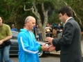 Prefeito Fbio Branco recebeu fogo simblico das mos de atleta da ACORRG