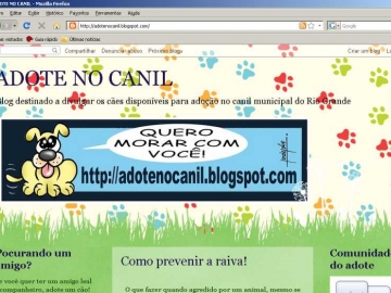 Blog est� no ar desde abril deste ano 