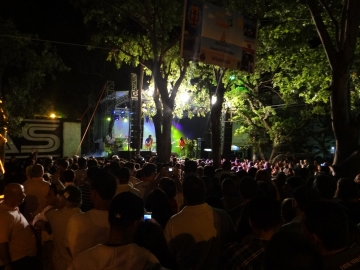 Show ao ar livre foi oferecido pela Prefeitura Municipal do Rio Grande, atravs da Superviso Cultural da SMEC e teve patrocnio da Petrobrs