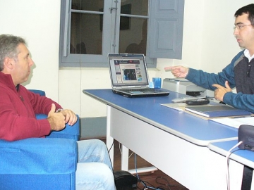 Prefeito em audincia com Eduardo Guimares
