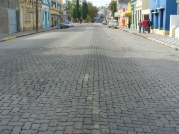 Rua Aquidaban, no centro da cidade