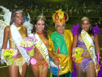 Rei Momo, a rainha e as princesas do carnaval 2009