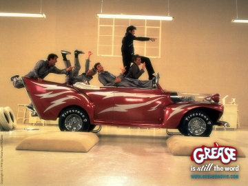 Cena do musical Grease