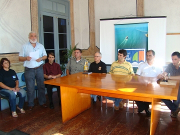 Reuni�o do CGS no m�s passado ocorreu na Prefeitura. Naquela ocasi�o, titular da SMCAS e coordenador do CGS, Leonardo Salum, divulgou os primeiros resultados das a��es