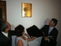 Momento em que a placa foi descerrada - Cr�dito: Ricardo Irigom