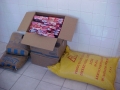 Arroz e biscoitos doados ao Posto de Sade Santa Rosa