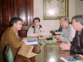 Prefeito, secretrios e representante da Bunge