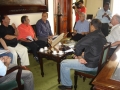 Juarez Torronteguy recebendo representantes do Jquey Club de Pelotas