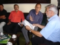 Vice-prefeito com representantes do Jquey Club pelotense