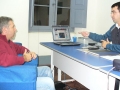 Prefeito em audincia com Eduardo Guimares