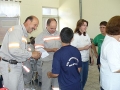 Momento da homenagem aos voluntrios da Bunge