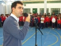 Prefeito na inaugurao da Escola Altamir de Lacerda