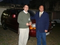 Prefeito Fbio Branco recebeu as chaves do veculo das mos do presidente da Cmara, vereador Delamar Mirapalheta