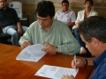 Prefeito Fbio Branco assinou contrato com a CEF e com a ACPO