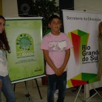 Josiane Silva (EEEF Adelaide Alvim), Wendell Marques (EMEF Sylvia Centeno Xavier) e Fernanda Rodrigues (EMEF Mate Amargo)